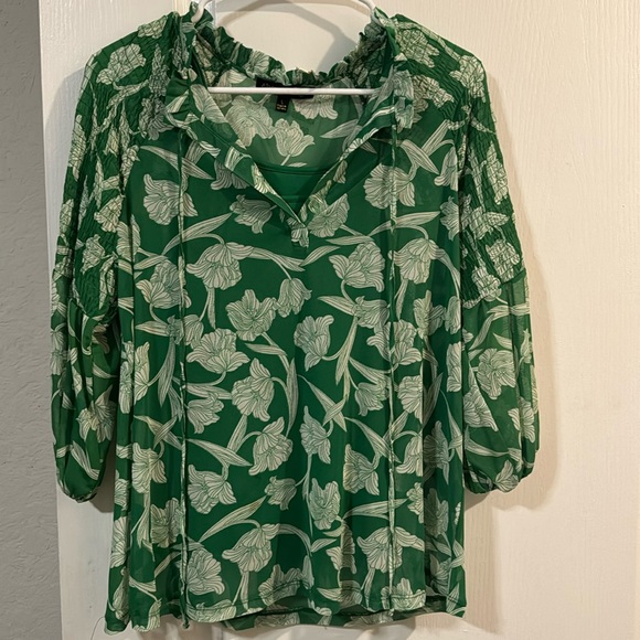 Floral k Tops - Always Indigo Floral Blouse